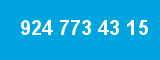 924 773 43 15 924 773 43 15